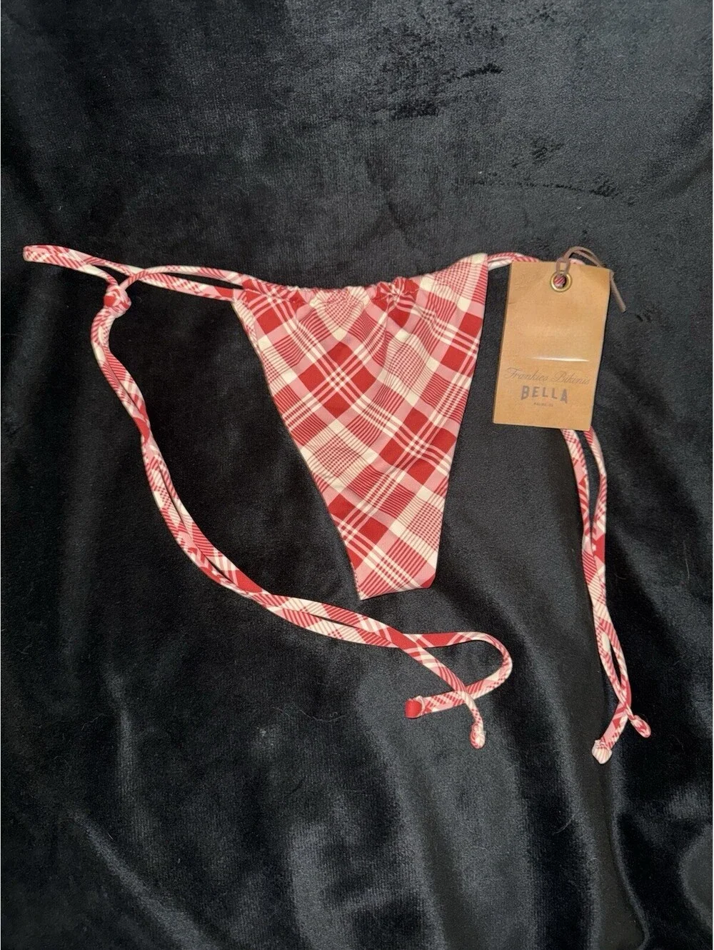 NEW! Frankie's Bikinis x BELLA HADID Tia Skimpy Bikini Bottom SMALL NWT